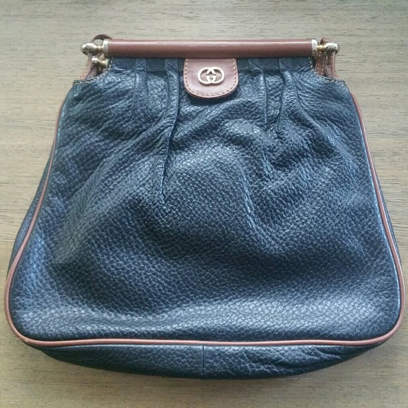 Vintage Gucci Handbag (Made in Mexico 1966) Black - Picture 1 of 8